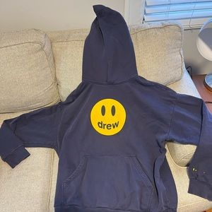 Drew House Mascot Hoodie Large Navy Blue